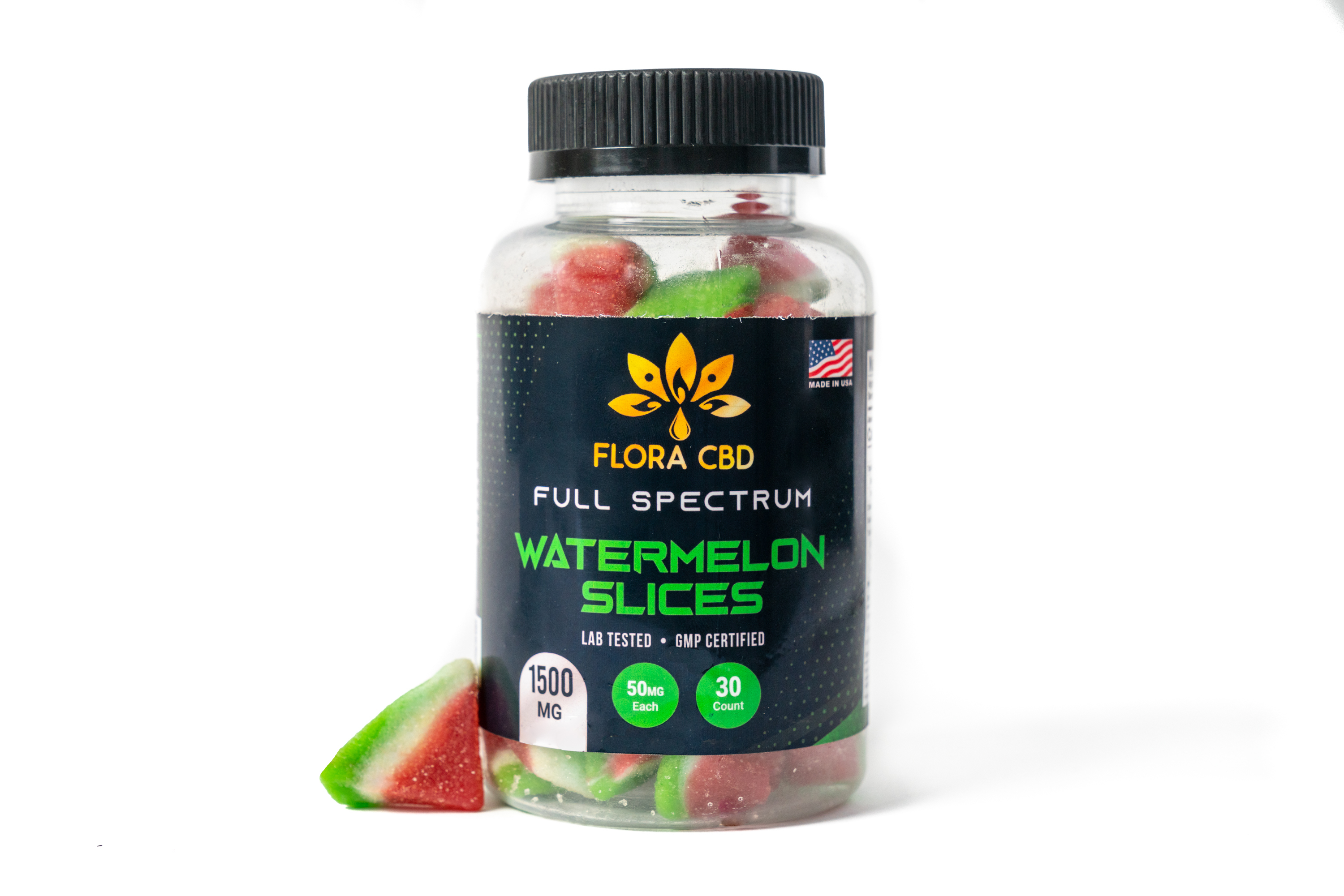 Watermelon Slices 50 mg CBD Gummies
